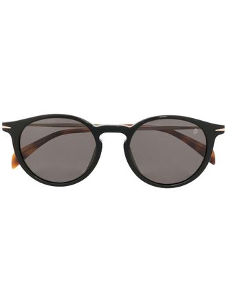 Eyewear by David Beckham Zonnebril met rond montuur - Zwart