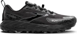 Brooks Mens Cascadia 18 Trail-Running Shoes Black 8