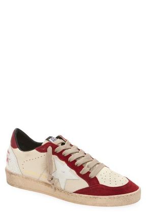 Golden Goose Ball Star Sneaker in White Beige/red/white at Nordstrom, Size 10Us