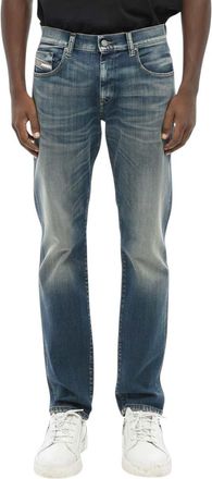 Diesel Blue Slim Mid Rise Jeans