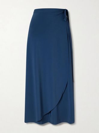 Eres Gonna Midi A Portafoglio In Jersey Stretch Julieta - Blu