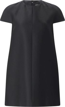 Balenciaga Short Dresses, female, Black, Size: S Mini Cocoon Dress