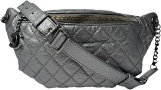 Chanel Pre-owned Belt Bags, female, Gray, Size: ONE SIZE Pre-owned Vintage Fanny Pack