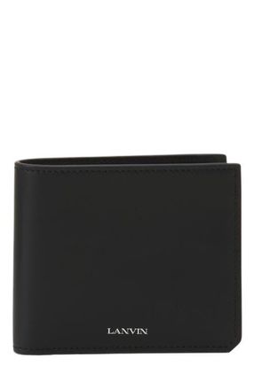 Lanvin Compagnon Leather Wallet in Black at Nordstrom