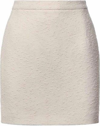 Alessandra Rich Boucl Tweed Miniskirt