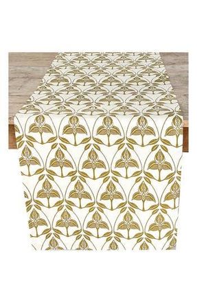 French Home Orchid Table Runner in Chartreuse at Nordstrom Rack