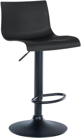 Clp Clp - Taburete De Bar Branford Negro Pl&aacute;stico