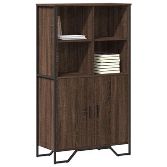 Berkfield Home Highboard Brown Oak 79.5x35.5x137.5 cm Engineered wood