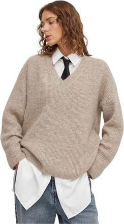 Gestuz AlphaGZ V Pullover Noos - Dames - Truien - Beige - Maat: L Wol