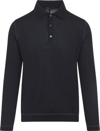 Prada Jersey Polo Bleu - Tops - Hombre - Azul - XL
