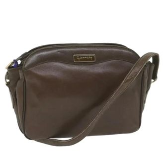Givenchy Pre-owned Cross Body Bags, female, Brown, Size: ONE SIZE Pre-owned Leather Shoulder Bag