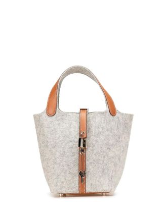 Hermès 2020 Feutre and Swift Picotin Lock 18 handbag - Brown