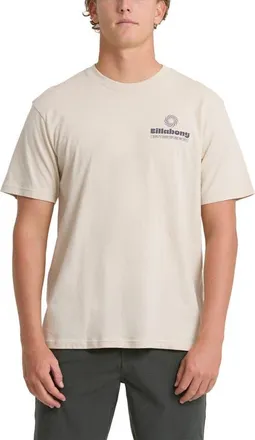 Billabong Single Fin Premium Graphic T-Shirt in Oatmeal at Nordstrom, Size X-Large