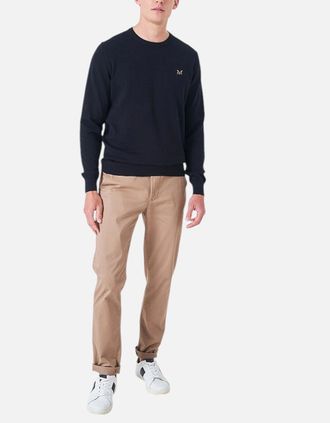 Crew Clothing Mens Crew Clothing Mens Jumper Crew Neck - Black - Size: 38