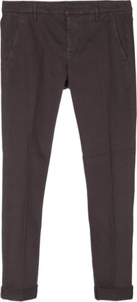 Dondup Brown Regular Chino Pants