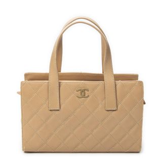 Chanel CC Wild Stitch Boston Tote schoudertas