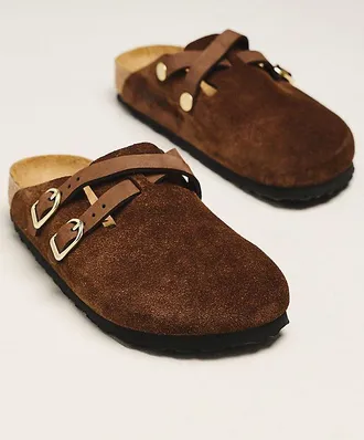 Birkenstock Blair Suede Clogs