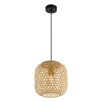 Globo Lighting L&aacute;mpara Colgante - Mirena - Natural - Bamb&uacute; - &Oslash; 23cm - - Globo