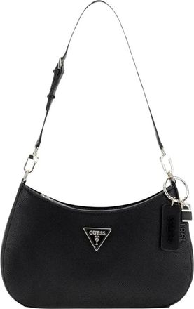 Guess Borsa a spalla Noelle Saffiano - - Bags - Donna - Nero - ONE SIZE