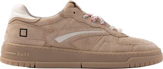 D.A.T.E. Torneo Pure Suede Beige Sneakers