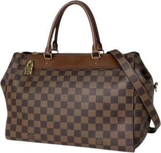 Louis Vuitton Pre-owned Damier Handbag - Dames - Vintage Handtas - Bruin - ONE Size - Vintage
