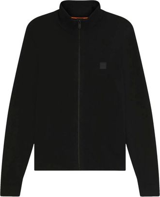 HUGO BOSS Cardigans - Heren - Truien - Zwart - Maat: XL Katoen