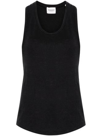 Isabel Marant Arielle linen tank top - Black