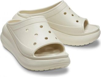 Crocs Classic Crush 208731-2Y2 Sandals Bone Slip-On Slide JAX1260