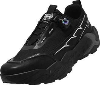 Generic Mens Fall and Winter Fashion Mens Sneakers Mens Hiking Sneakers Walking Mens Shoes Bball80s (Black, 7.5)