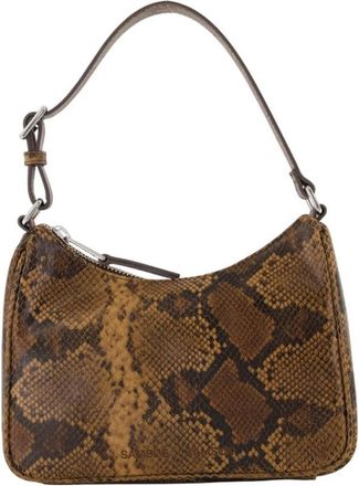 Sams&oslash;e & Sams&oslash;e Bruine Synthetische Schoudertas - Dames - Schoudertassen - Bruin - ONE Size - Leer - Tassen