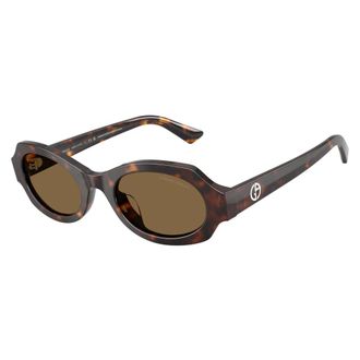 Giorgio Armani Sunglasses, female, Brown, 49 MM, Oval Sunglasses