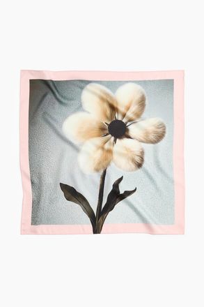 H&M Bedrucktes Tuch - Beige