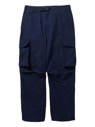 Snow Peak C/N cargo trousers - unisex - Cotton/Nylon - S - Blue