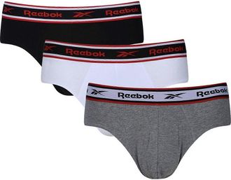 Reebok Heren Chase Slip (Pak van 3) (Zwart/Wit/Grijs Marl)