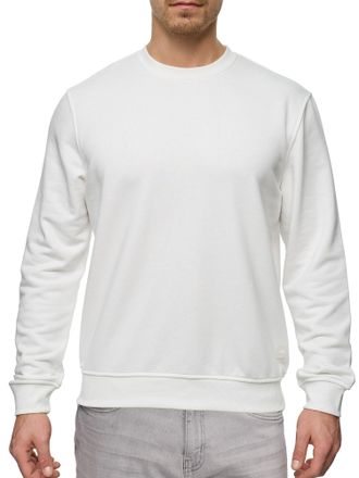 Indicode Sweatshirt INDICODE INFence, Herren, Gr. XXL, weiss (sanftes wei&szlig;), Sweatware, Obermaterial: 60% Baumwolle, 40% Polyester, unifarben, regular fit norm