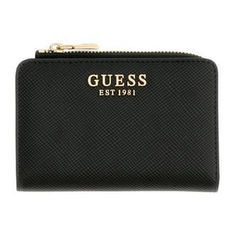 Guess Danielle Small Zip Around - Dames - Portefeuilles - Zwart - ONE Size - Polyester - Accessoires