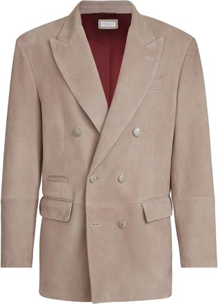 Brunello Cucinelli Blazer con bottoni - Marrone