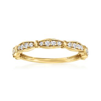 RS Pure by Ross-Simons Diamond Ring in 14kt Yellow Gold