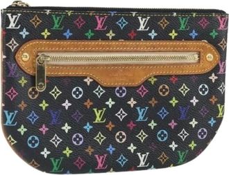 Louis Vuitton Pre-owned Clutches, female, Multicolor, Size: ONE SIZE Pre-owned Canvas Clutch
