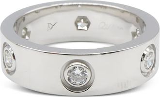 Cartier Anello Love con diamanti anni 2010 - Argento