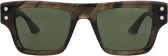 Montblanc Square-Frame Recycled Acetate Sunglasses