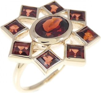 Agete Yellow Gold (10K) Band Ring (Pre-Owned)