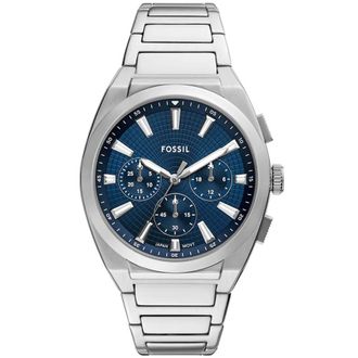 Fossil Everett Chronograph Quartz Blue Dial Mens Watch FS6104