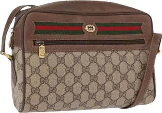 Gucci Pre-owned Cross Body Bags, female, Beige, Size: ONE SIZE Pre-owned Plastic Cross Body Bag