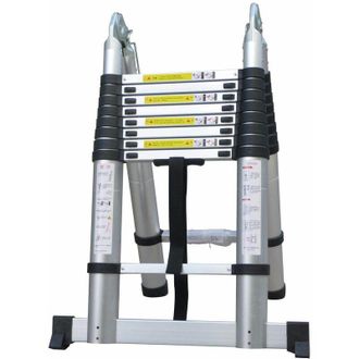 No Brand Varan Motors - Dlt709b Escalera Telescopica Multifuncion Multiuso Plegable 5.6m, 18 Pelda&ntilde;os