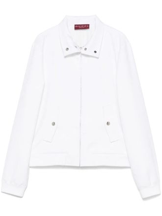 ジャケット GUCCI WHITE WOOL CASUAL JACKET Wool jacket in white - Gucci | Mytheresa