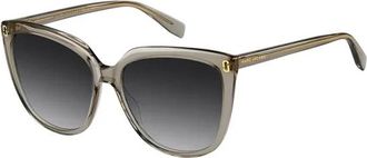 Marc Jacobs Zonnebrillen - Dames - Zonnebrillen - Grijs - 57 MM - Accessoires