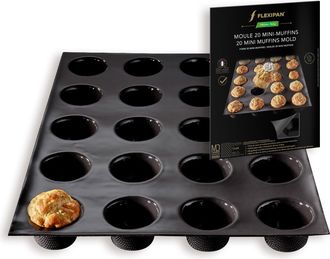 Silpat Flexipan 20 Mini Muffins Premium Silicone Baking Pan