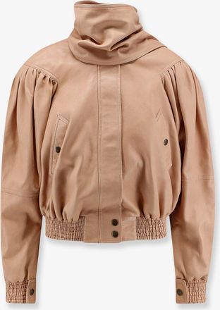 Chlo&eacute; Giubbino in pelle con profili impunturati - CHLOE - gender_Woman