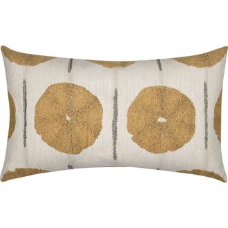 Elaine Smith Solstice Jacquard Indoor & Outdoor Woven Accent Pillow in Gold at Nordstrom, Size 12X20